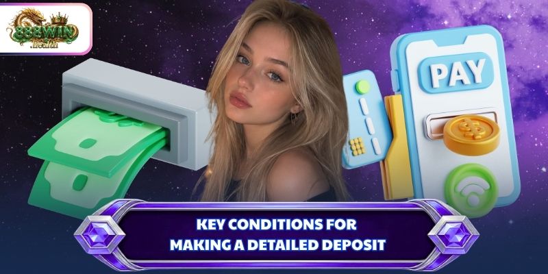 Key conditions for making a detailed deposit